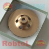 4''-7'' Straight Turbo Diamond Grinding Cup Wheel with M-14 Adapter for long life grinding general material --GEAZ