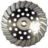 4''-7'' Waved turbo diamond grinding cup wheels for Stone---STBV