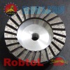 4'' High Quality Aluminium Body Turbo Rim Diamond Grinding Cup Wheel with M-14 Adapter --COBF