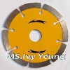 4" Hot pressed dry diamond cutting saw blade for hard granite, concrete