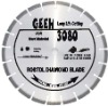 4'' Laser welded segmented small diamond blade for long life cutting critically hard and dense material--GEEH