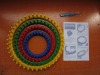 4 PC Different Size Circular knitting loom for weaving hats, gloves and more