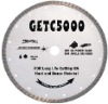 4'' Small turbo diamond blade for long life cutting hard and dense material--GETC
