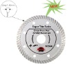 4'' Super-thin turbo rim diamond blade for chip-free cutting extremely hard and brittle material--GEAA