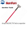 4 Tines Garden Cultivator With Plastic Coated Handle
