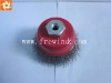 4"crimped wire cup brush