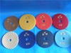 4" hexagonal diamond polishing pad