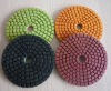 4 inch diamond flexible concrete floor polishing pad