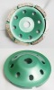 4" welded Diamond grinding cup wheel -single row in diamond tools