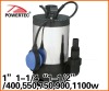 400/550/750/900/1100w submersible pump 1" 1-1/4" 1-1/2"