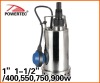 400/550/750/900w 1" 1-1/2" submersible pump(clean water)