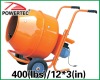 400(lbs) 12*3(in) concrete mixer