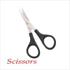 405 High qualtiy black handle PP school scissors