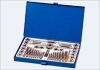 40pc METRIC AND UNC ALLOY OR HSS TAP AND DIE SET