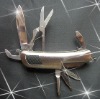 420/430 steel pvc handle utility pocket knife P320