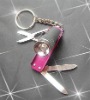 420/430steel multi folding led keyring ZS-B260G