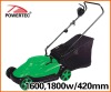 420mm 1600/1800w lawn mower