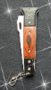 420steel blade color wood handle knfie K500