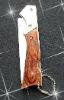 420steel folding wood handle knife KP500