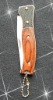 420steel wood handle folding knife KH500