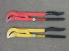 45' bent nose pipe wrench