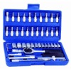 46 PCS 1/4" DR. SOCKETS AND BITS SET