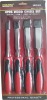 4PCS Wood Chisel Set with TPR/PP Handle