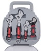 4pc Cushion Grip Handle Adjustable Wrench Set