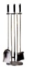 4pc Fireplace tool set