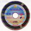 5'' Continuous Rim Electroplated Diamond Cutting Blade with Protection Segments for marble--ELAG