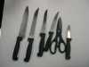 5 Pcs Ceramic Paring knife with Plastic cutting board