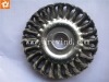 5" knot wire wheel brush with nut