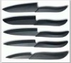 5 pcs of Ceramic knives and acrylic holder