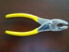 50# chrome vanadium and yellow plastic handle slip joint pliers tool
