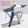 50ml 1:1 Plastic Dispensing Gun, Manual Dispenser, Caulking Gun for AB adhesives in Industry
