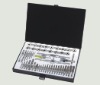 51pc HSS hand tools tap and die set with iron box