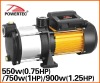 550/750/900W 0.75/1/1.25HP self priming pump