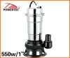 550w 168L/min submersible pump(dirty water)