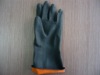 55g-75g durable Black latex industrial gloves