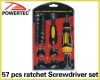 57pcs ratchet Screwdriver set