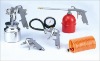 5PCS AIR TOOL KIT WITH SUCTION SPRAY GUN