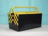 5layer double handles metal tool box whith mixed color