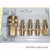 5pcs Brass Air quick coupler set