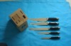 5pcs knife set with wooden block