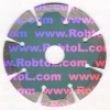 6'' 150mm 7'' 180mm smooth cutting Segmented Diamond Blade with Two Small Deep Tooth for Concrete Diamond saw Blade--COBD