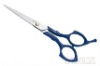 6.5" Blue ABS Plastic Grip Hairdresser Shears