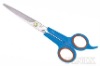 6.5" Blue Color Plastic Grip Hairdresser Scissors