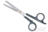 6.5" Dark Grey Plastic Grip Salon Thinning Scissors