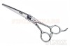 6" Crane Handle & Fixed Finger Rest Barber Scissors