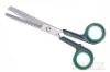 6" Dark Grey Plastic Grip Salon Thinning Scissors